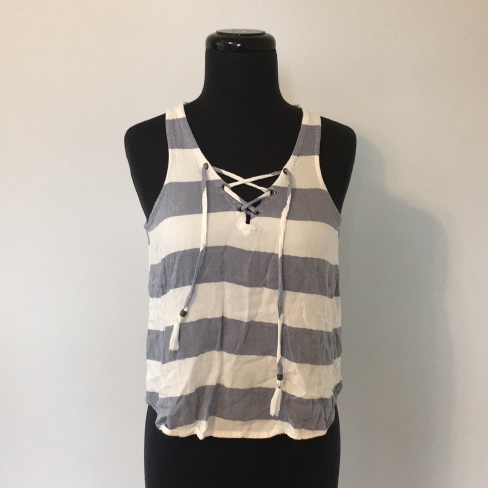 Prince & Fox Striped Tank, XS